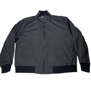 Calvin Klein Jacket Mens Size XL Black 100% Polyester Long Sleeve Full Zipper